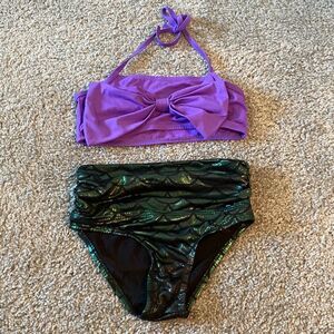 Girls mermaid swim suit xl